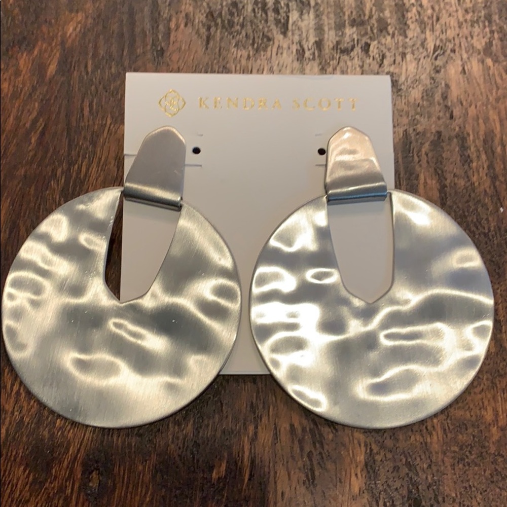 Kendra Scott Diane - Silver Statement earrings
